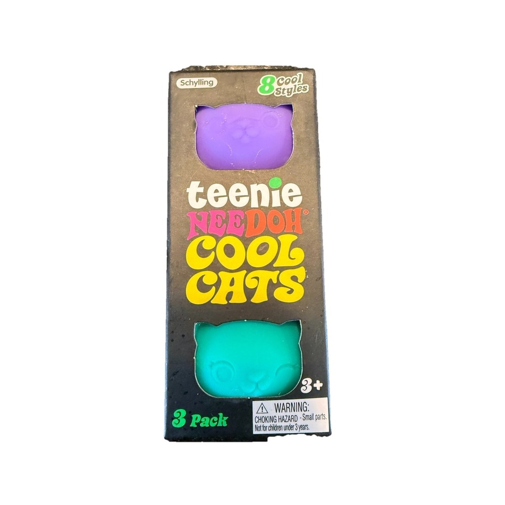 Needoh 3 Pack Cool Cats New In Package Authentic